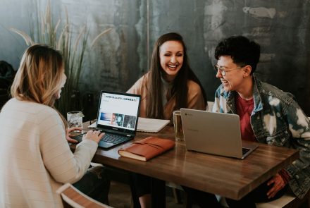 Studierende erarbeiten gemeinsam ein Storytelling-Produkt